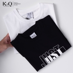 Áo thun 100% cotton KQ STYLING JBC đen