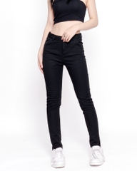Quần Kaki Nữ Ống Đứng Màu Đen | KQSTYLING Basic Line