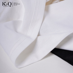 Áo thun cotton 100% cao cấp KQ STYLING Trắng NYC