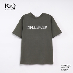 Áo thun unisex cotton INFLUENCER Freesize
