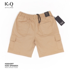 Quần Short Túi Hộp Kaki Co giãn Vàng Cát