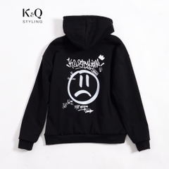 Áo Hoodie KQSTYLING Sad Full Back
