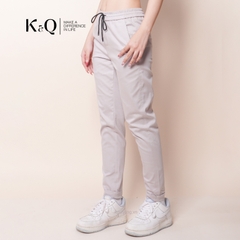 Quần Kaki Ống Suông Co Giãn Unisex Màu Xám Tro | KQSTYLING Basic Line