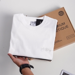 Áo thun cotton 100% cao cấp KQ STYLING Trắng NYC