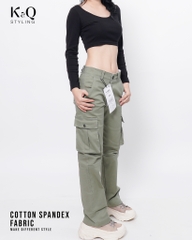 Áo thun croptop tay dày KQSTYLING cotton 100% freesize