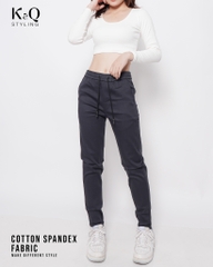 Áo thun croptop tay dày KQSTYLING cotton 100% freesize