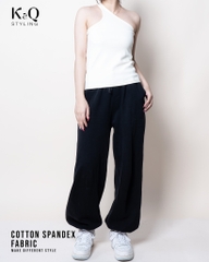 Áo Thun nữ xéo một vai KQSTYLING cotton 100% freesize