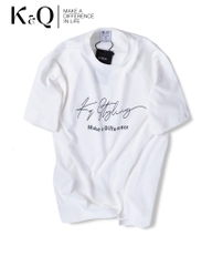 Áo thun cotton 100% cao cấp Trắng KQS