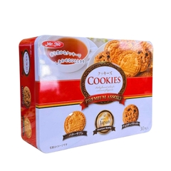 Bánh Quy Mr. Ito Premium Assort Cookies 315g - Hộp Thiếc 30 Bánh 2 Vị