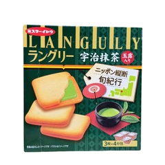 Bánh Quy Nhân Kem Vị Trà Xanh Languly Uji Matcha Cream 132G