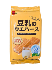 Bánh Xốp Sữa Đậu Nành Bourbon Nhật Bản (2 Cái x 8 Gói)