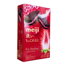 Bánh Quy Socola Dâu Tây Meiji Rich 96G