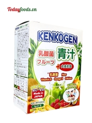 Bột Mầm Lúa Mạch Non Nhật Bản Kenkogen Trái Cây 24 Gói