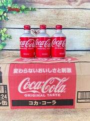 Coca Nhật Chai Nhôm Nắp Vặn (24 chai) 300ML
