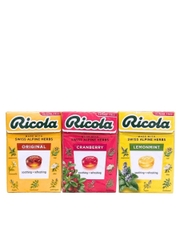Combo 3 Vị Kẹo Ngậm Thảo Mộc Ricola Không Đường