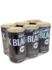 Cà Phê Đen Không Đường UCC 185G - Thùng 30 Lon