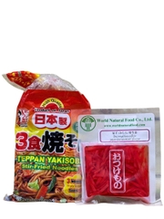 Combo Nguyên Liệu Mì Yakisoba 2 Món (Mì Yakisoba Tươi + Gừng Đỏ)