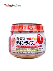Đồ Ăn Dặm Cho Bé Vị Cơm Gà Trộn Rau Củ 70G