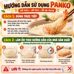 Bột Chiên Xù Panko Soft Queen's Chef 1kg