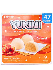 Kem Mochi Caramel Yukimi Daifuku Lotte 191.7G (9 Viên)