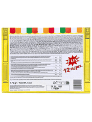 Kẹo Gậy Hamlet 170G (12 Cây) – Hộp Vàng (Candy Canes Rainbow)