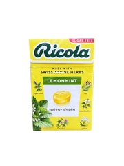 Kẹo ngâm thảo mộc Ricola Lemonmint không đường 40G