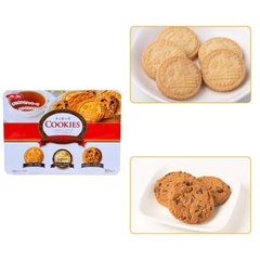 Bánh Quy Mr. Ito Premium Assort Cookies 315g - Hộp Thiếc 30 Bánh 2 Vị
