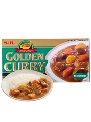 Viên Cà Ri Golden S&B Vị Cay Vừa 220G