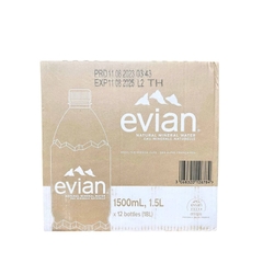 Nước Khoáng Evian 1500ML (Thùng 12 Chai)