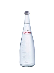 Nước Khoáng Thiên Nhiên Evian 750ML Chai Thủy Tinh