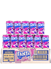 Nước Ngọt Fanta Nho Nhật Bản 160ML Thùng 30 Lon