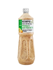 Nước Xốt Mè Rang Vị Quả Yuzu và Tắc {Kewpie} 1L