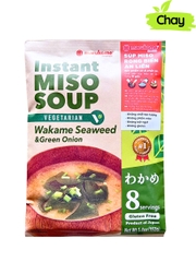 Súp Miso Rong Biển Hành Lá Dùng Chay Marukome 152G
