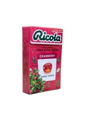 Kẹo ngâm thảo mộc Ricola Cranberry 40G