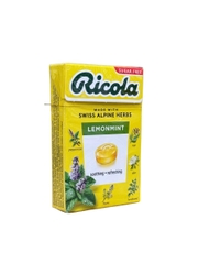 Kẹo ngâm thảo mộc Ricola Lemonmint không đường 40G