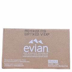 Nước Khoáng Evian Chai Thủy Tinh 330ML (Thùng 20 Chai)