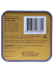 Trà Đen Bá Tước Earl Grey & Vanilla Dilmah 85 Reserve 40G