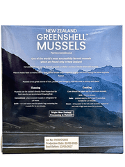 Vẹm Xanh New Zealand Trident Nửa Vỏ Size M (30–40 Con) 1KG