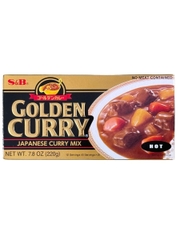 Viên Cà Ri Golden S&B Vị Cay 220G