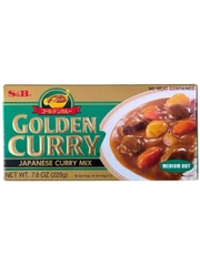 Viên Cà Ri Golden S&B Vị Cay Vừa 220G