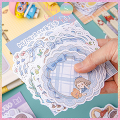 [HOTIS] Set 100 tờ giấy ghi chú MUYU hoạt hình dễ thương, không keo dính