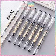 [HOTIS] Bút gel ngòi kim vỏ trong suốt, thiết kế đơn giản, hiện đại
