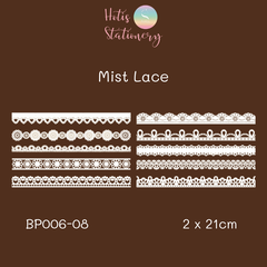 [MIX MẪU] Set giấy ren rỗng vintage trang trí sổ - 10 hình