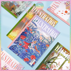 [HOTIS] Sổ tay Notebook Miss Time Illustration dạng tạp chí - B5 80/ 120 trang