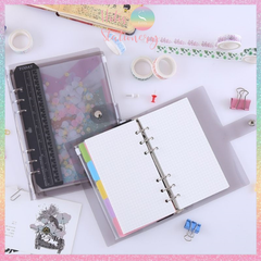 [HOTIS] Binder - Sổ còng dẻo, bìa còng dẻo - Trắng/ Đen - A7/ A6/ A5 - Không kèm giấy