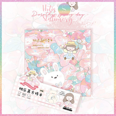 [HOTIS] Sổ tay bìa da mềm Simno Dorothy size vuông 16x16cm - 192 trang