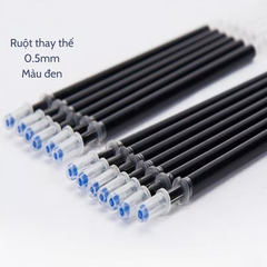 [HOTIS] Bút gel basic đầu bi 0.5mm/ 0.38mm - Xanh/ Đỏ/ Đen