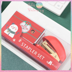 [HOTIS] Bộ Quà tặng VPP Giáng Sinh - Combo kẹp giấy, kẹp bướm, đinh ghim, nam châm, đồ bấm kim và kim bấm