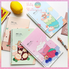 Sổ lò xo A5 kẻ ngang DUMEI sổ tay dễ thương 60 tờ/ 120 trang