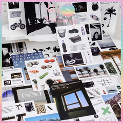 [HOTIS] Sổ sticker phong cảnh trang trí sổ làm bullet journal size A6 - 20 tờ